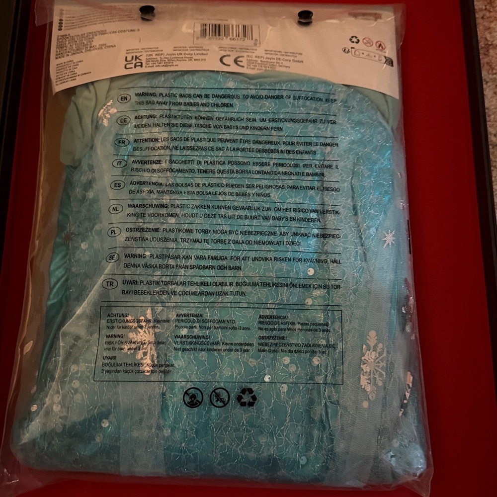 Kids Ice Princess Costume Set - Blue - Picture 3 of 3